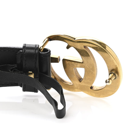 Gucci Calfskin Double G 30mm Belt 75 30 Black 4 of 8
