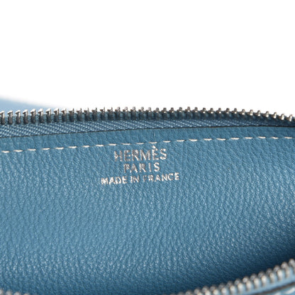 Hermes Togo Dogon Duo Wallet Blue Jean 9 of 15