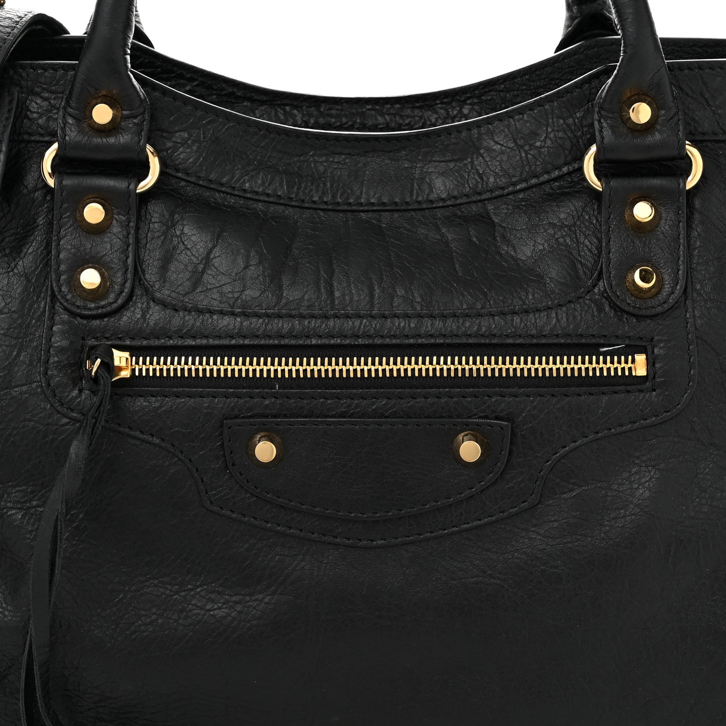 Agneau Classic Gold Hardware City Black