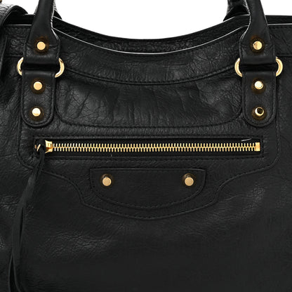 Balenciaga Agneau Classic Gold Hardware City Black 8 of 10