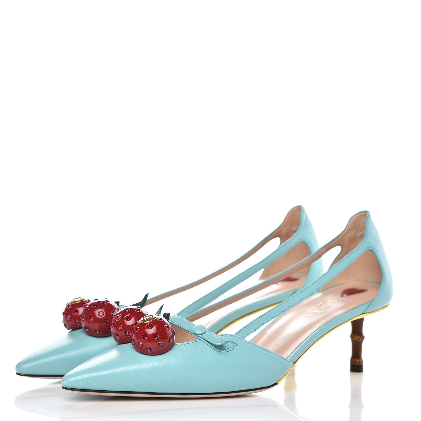 Malaga Kid Unia Cherry Pumps 40 New Acquamarine Emerald Cocoa