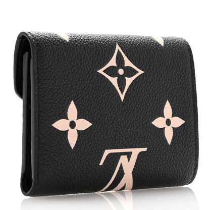 Louis Vuitton Empreinte Monogram Giant Victorine Wallet Black Beige 3 of 6
