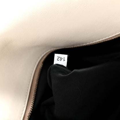 Miu Miu Nappa Matelasse Crystal Flap Clutch White 8 of 11
