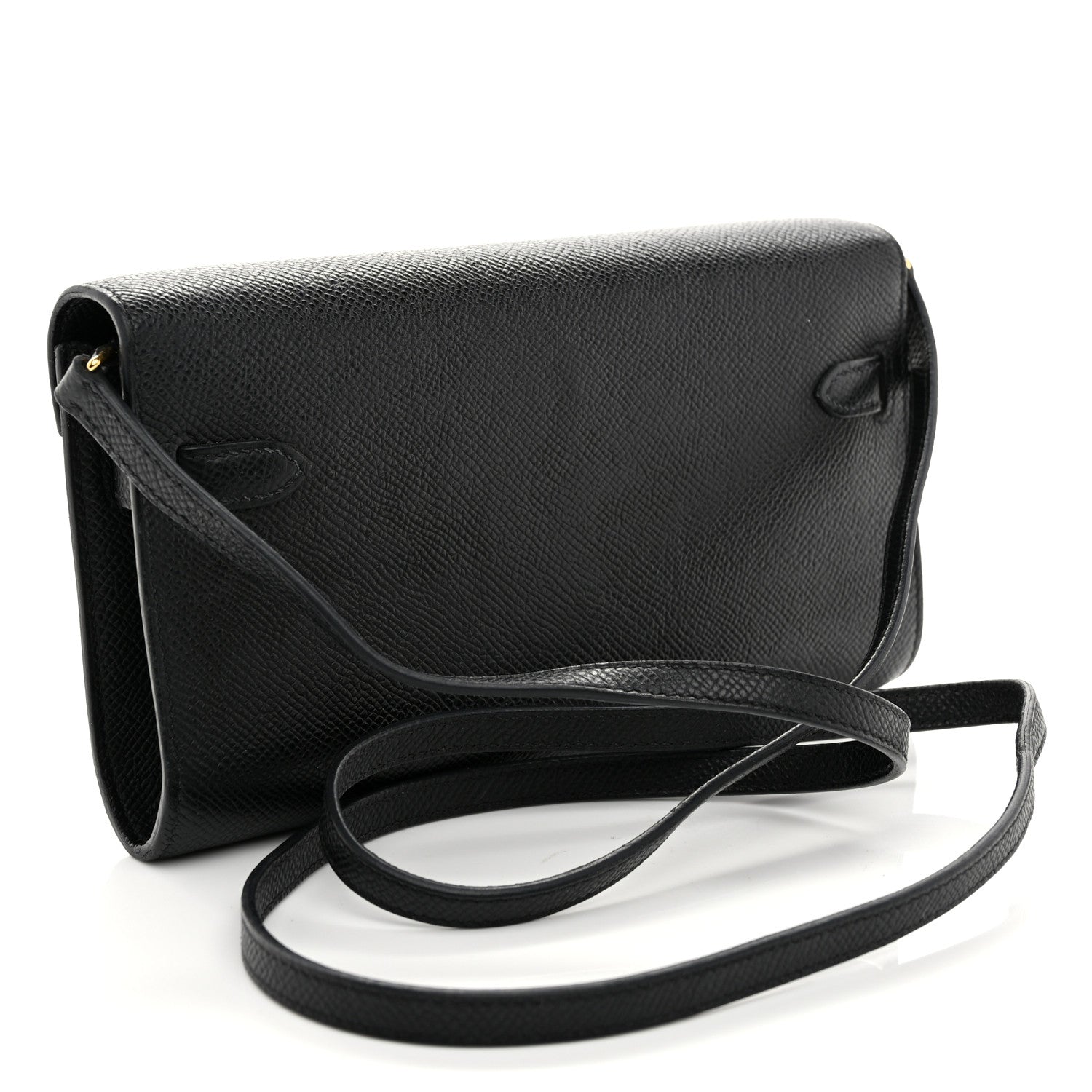 Hermes Epsom Kelly Wallet To Go Black 3 of 9