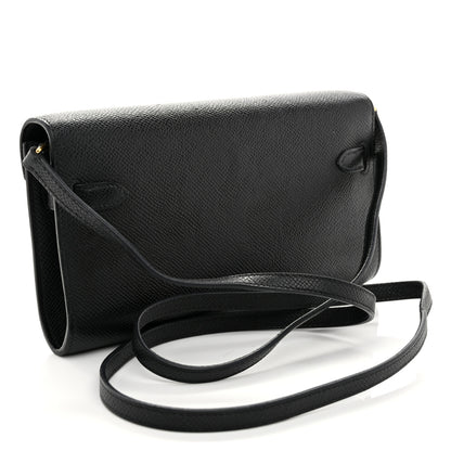 Hermes Epsom Kelly Wallet To Go Black 3 of 9