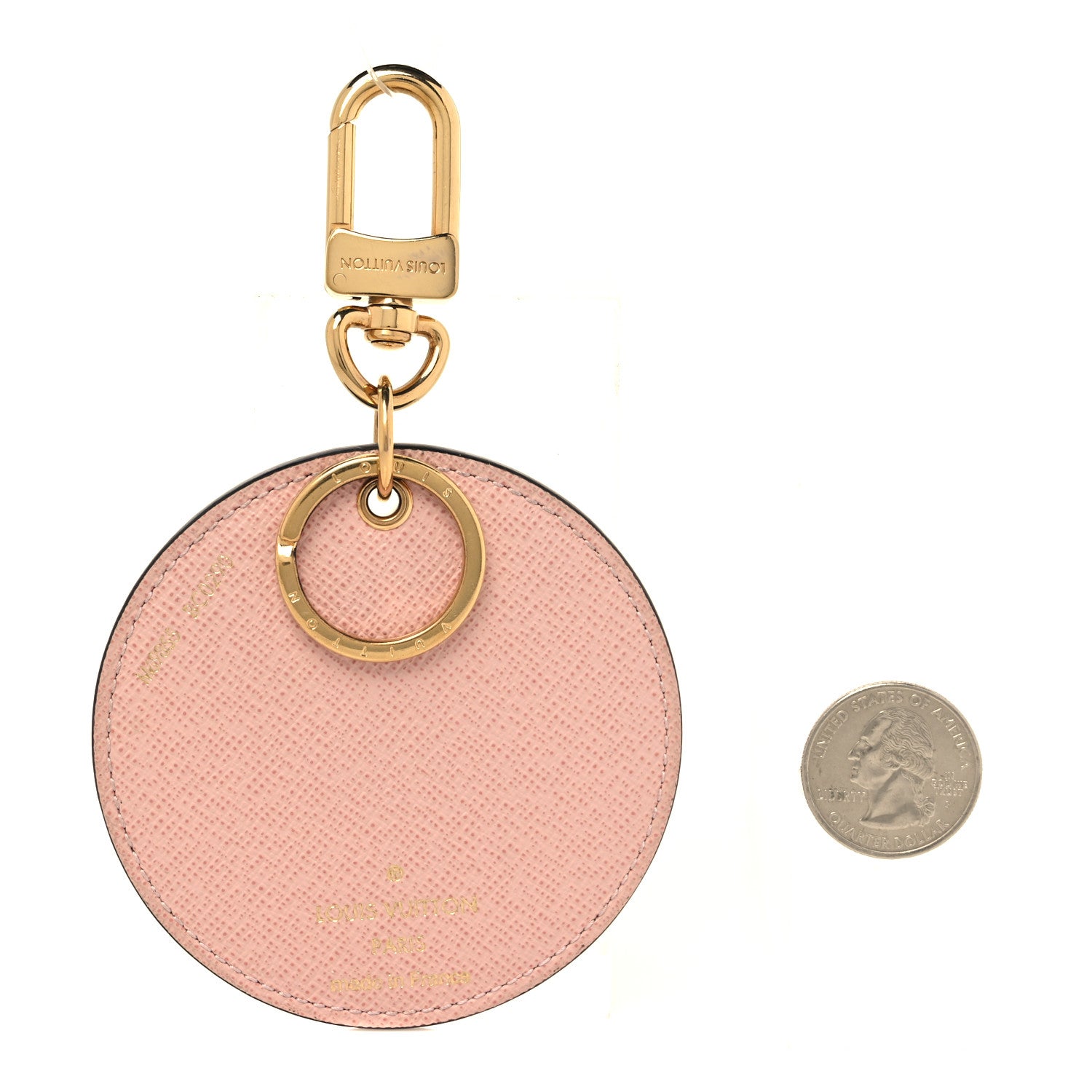 Louis Vuitton Monogram 2020 Christmas Animation Big Wheel Bag Charm Key Ring Rose Ballerine 2 of 5