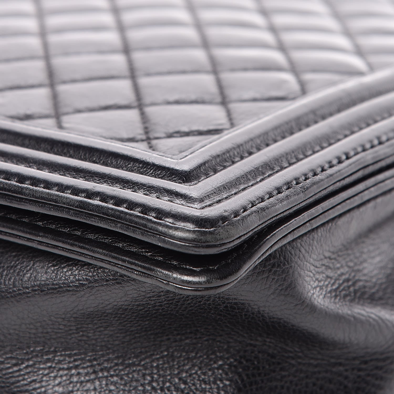 Chanel Calfskin Quilted Large Boy Flap Black 11 of 22