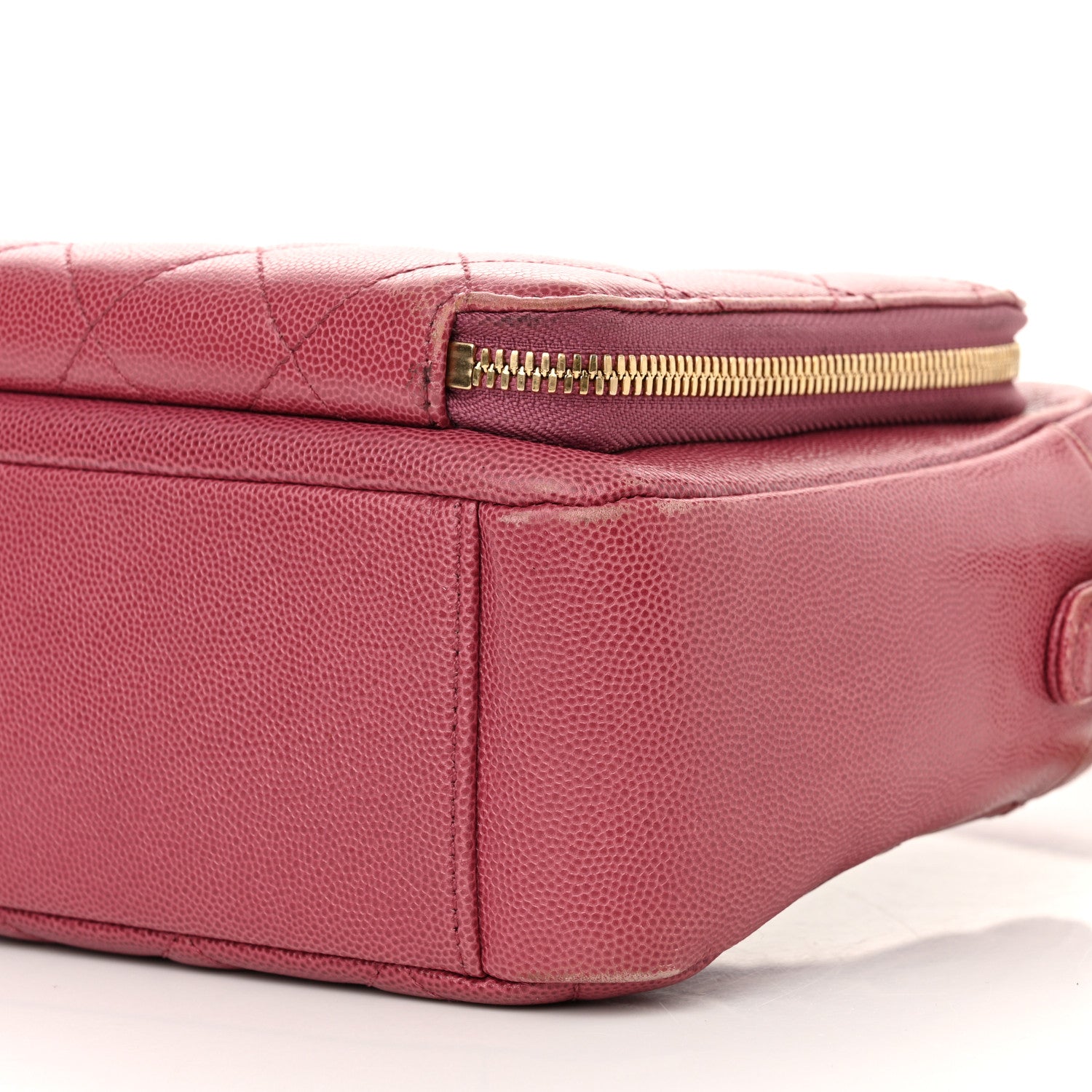 Chanel Caviar Quilted Medium Business Affinity Camera Case Dark Pink 10 of 14