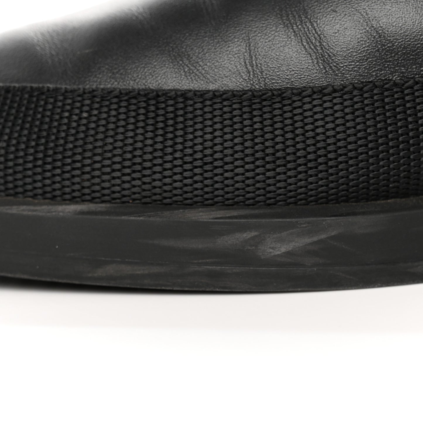 Calfskin Mens Slip On Sneakers 8 Black