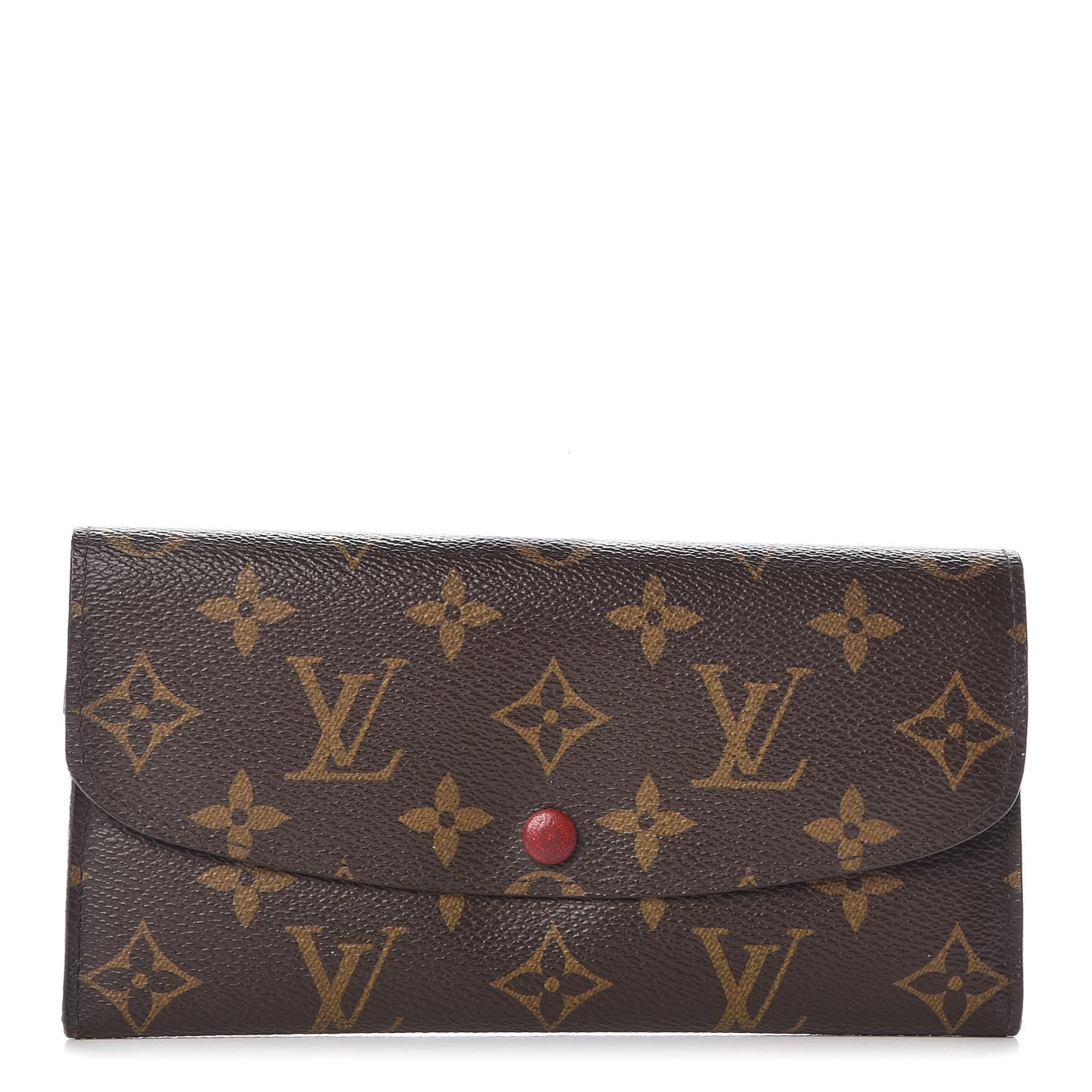 Monogram Emilie Wallet Red