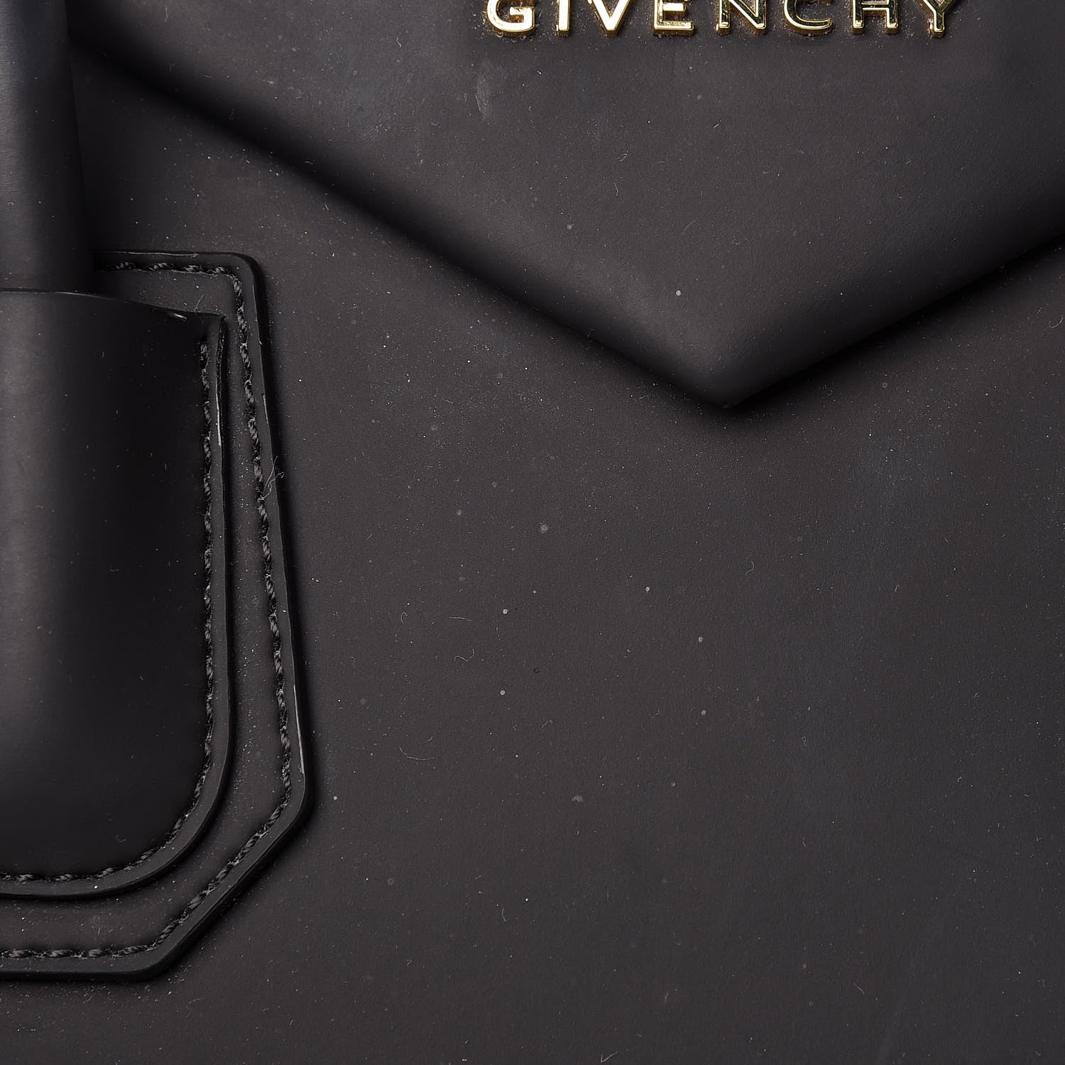 Givenchy Rubber Effect Calfskin Medium Antigona Black 11 of 22