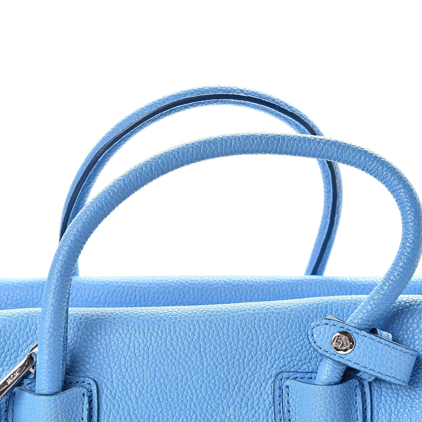 Grained Calfskin Medium Milla Tote Tile Blue