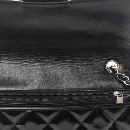 Chanel Patent Quilted Medium Single Flap Black 10 of 10