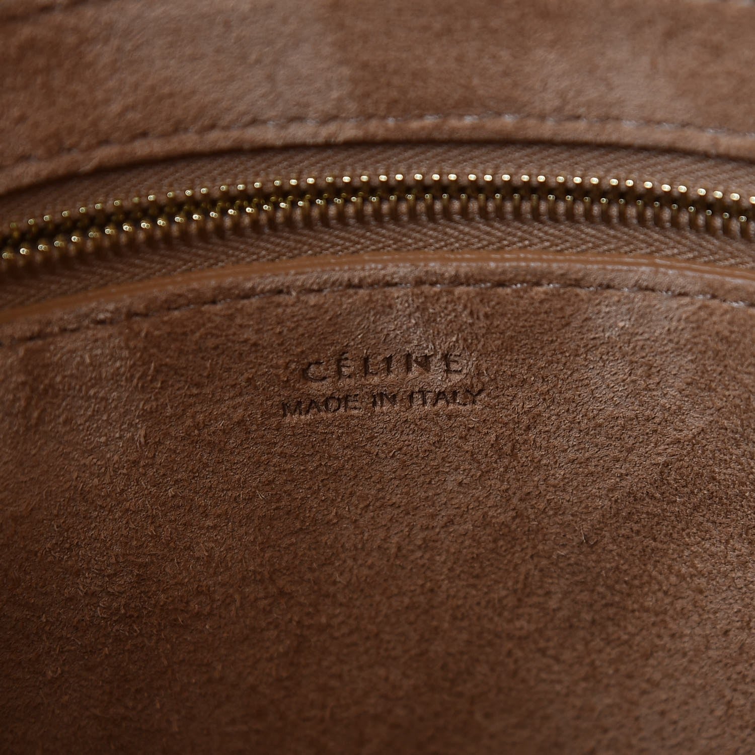 Celine Natural Calfskin Sangle Bucket Bag Light Camel 6 of 9