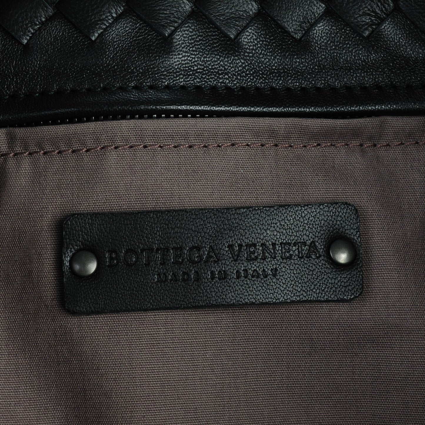 Nappa Intrecciato Capri Large Tote Nero Black