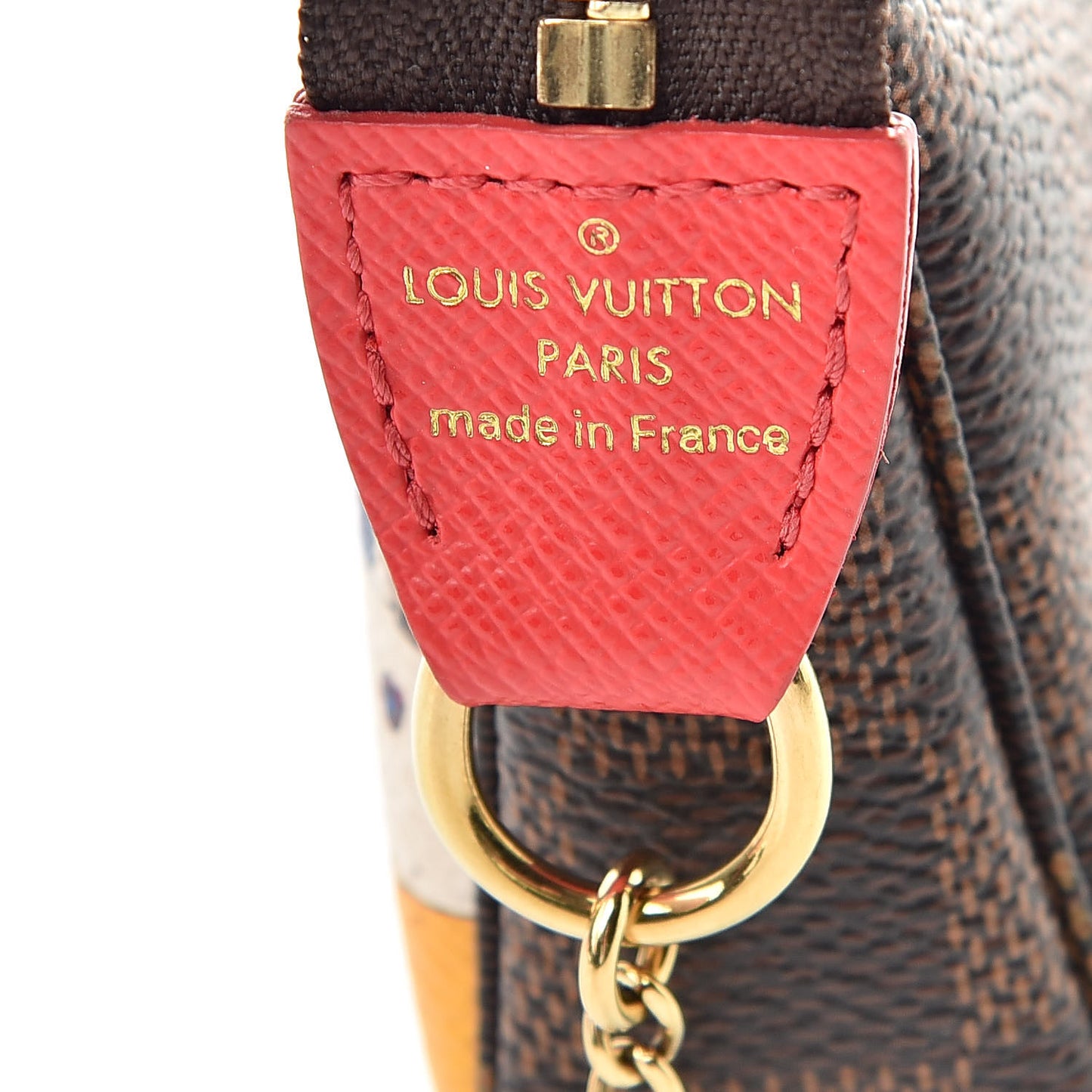 Damier Ebene 2016 Christmas Animation Mini Pochette Accessories