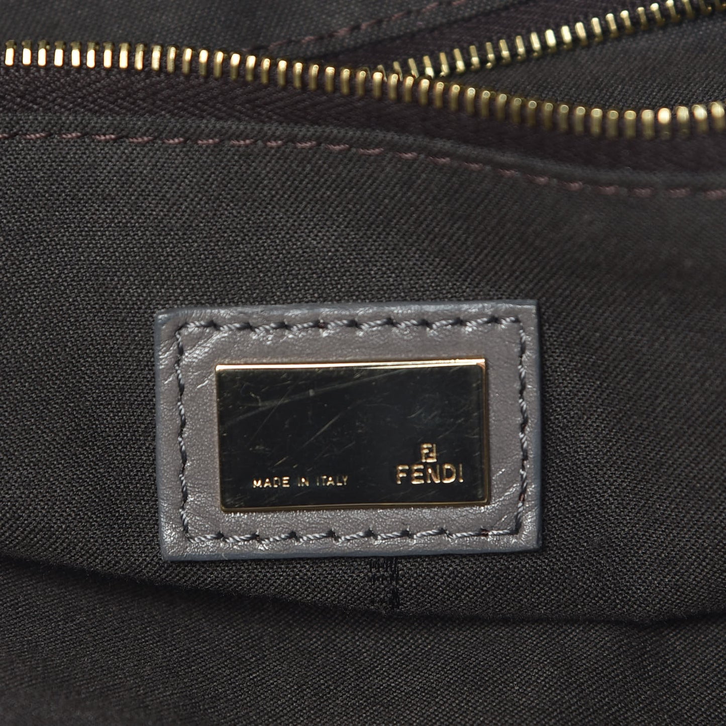 Vitello Acqua Large Twins Tote Grigio Scuro