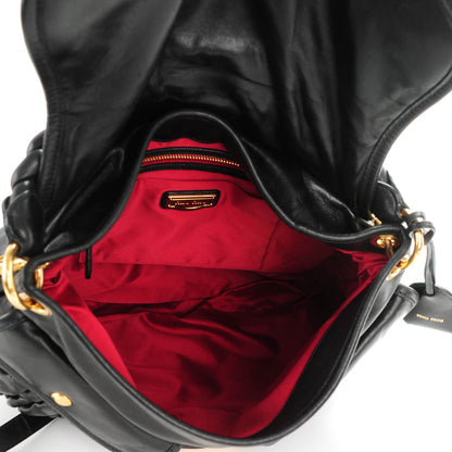 Miu Miu Matelasse Lux Coffer Hobo Nero Black 5 of 8