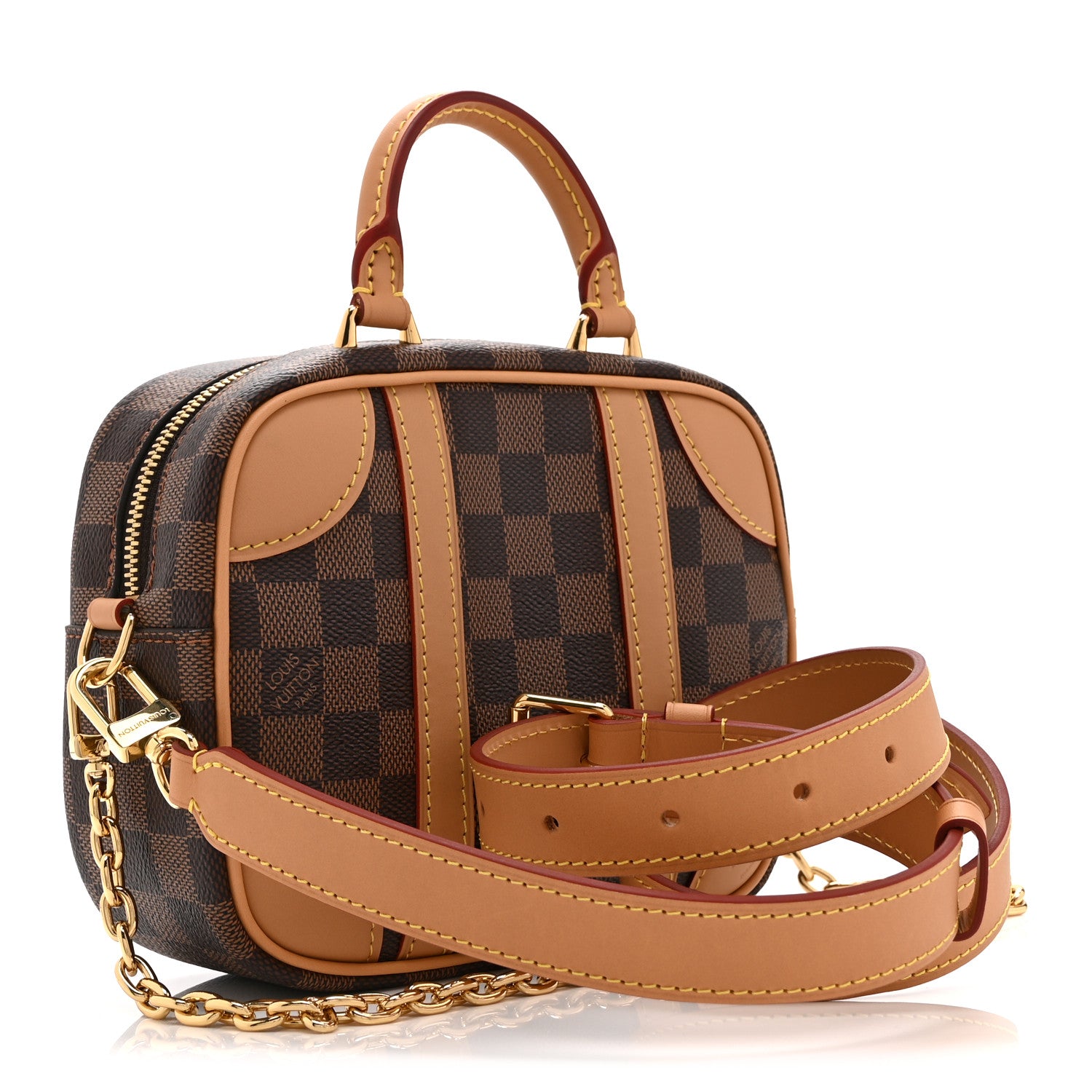 Louis Vuitton Damier Ebene Valisette Souple BB 3 of 9