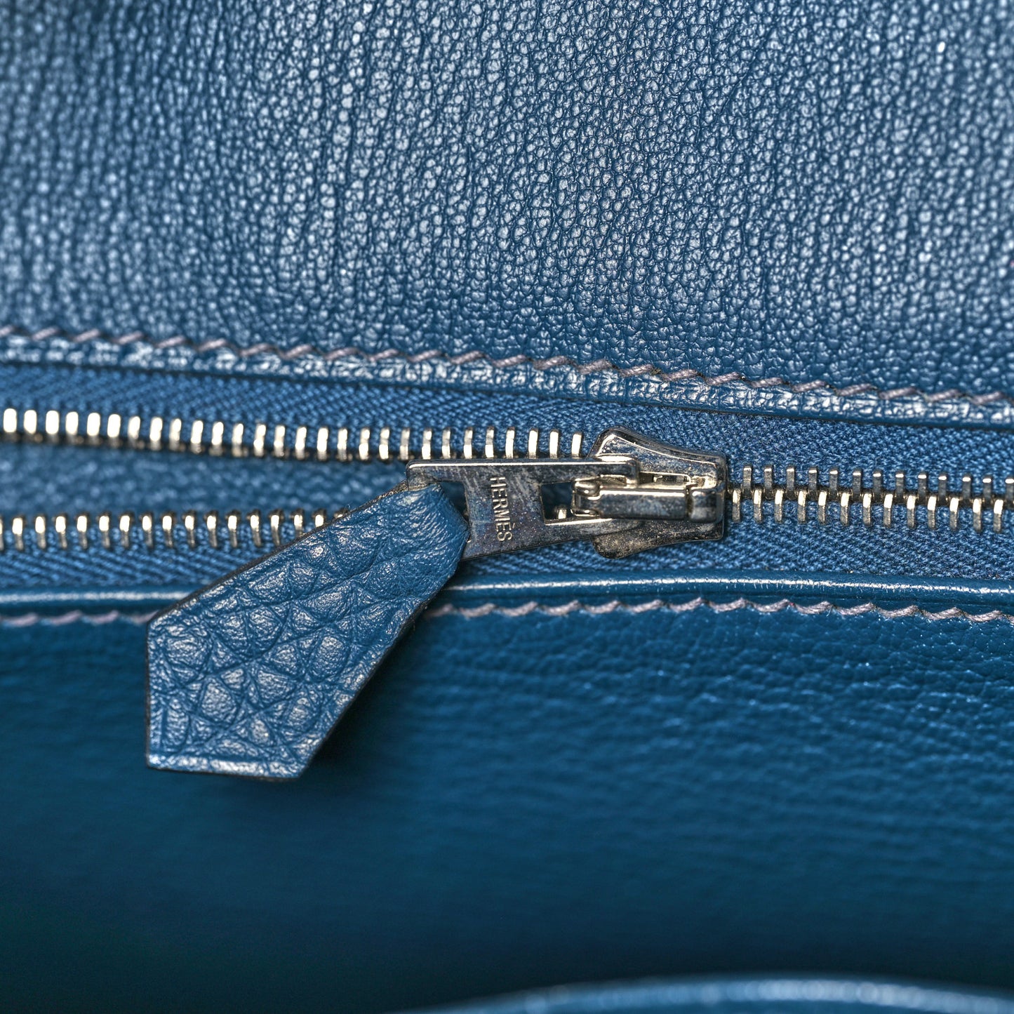 Togo Birkin 30 Bleu De Malte