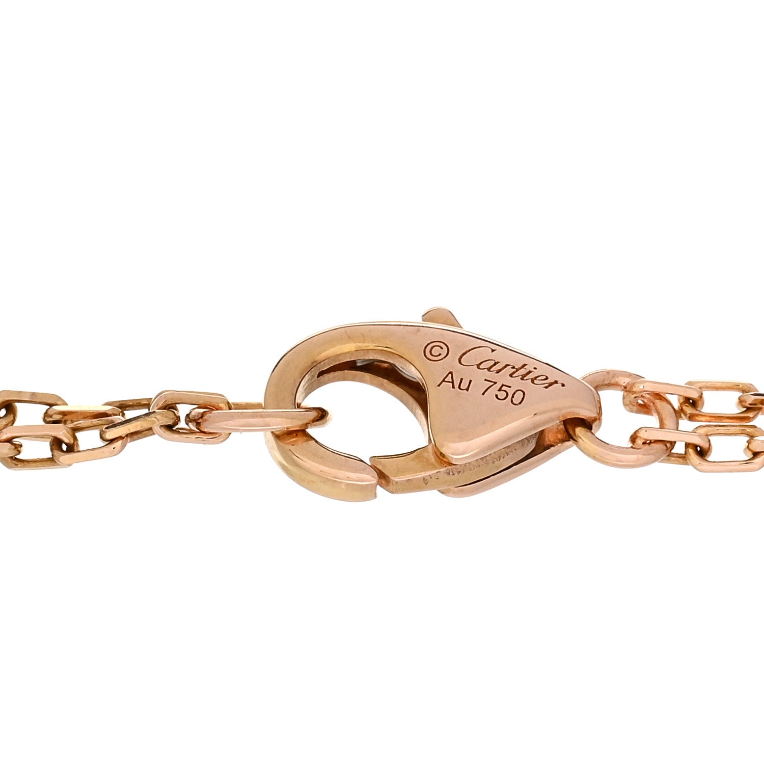 Cartier 18K Pink Gold Diamond LOVE Bracelet 3 of 4