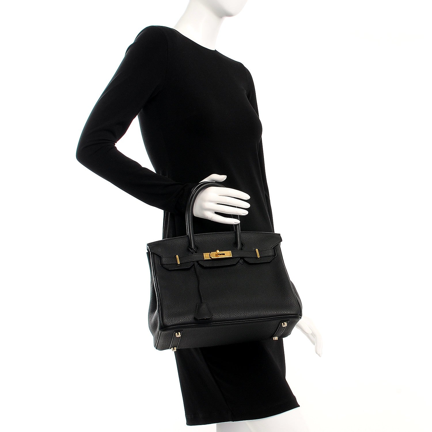 Hermes Togo Birkin 30 Black 11 of 31