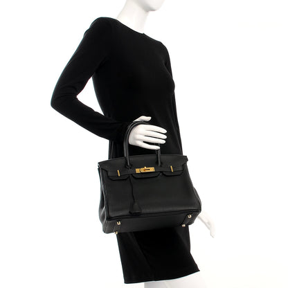 Hermes Togo Birkin 30 Black 11 of 31