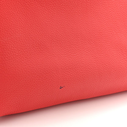 Hermes Taurillon Clemence Double Sens 36 Reversible Tote Rubis Bougainvillea 19 of 20