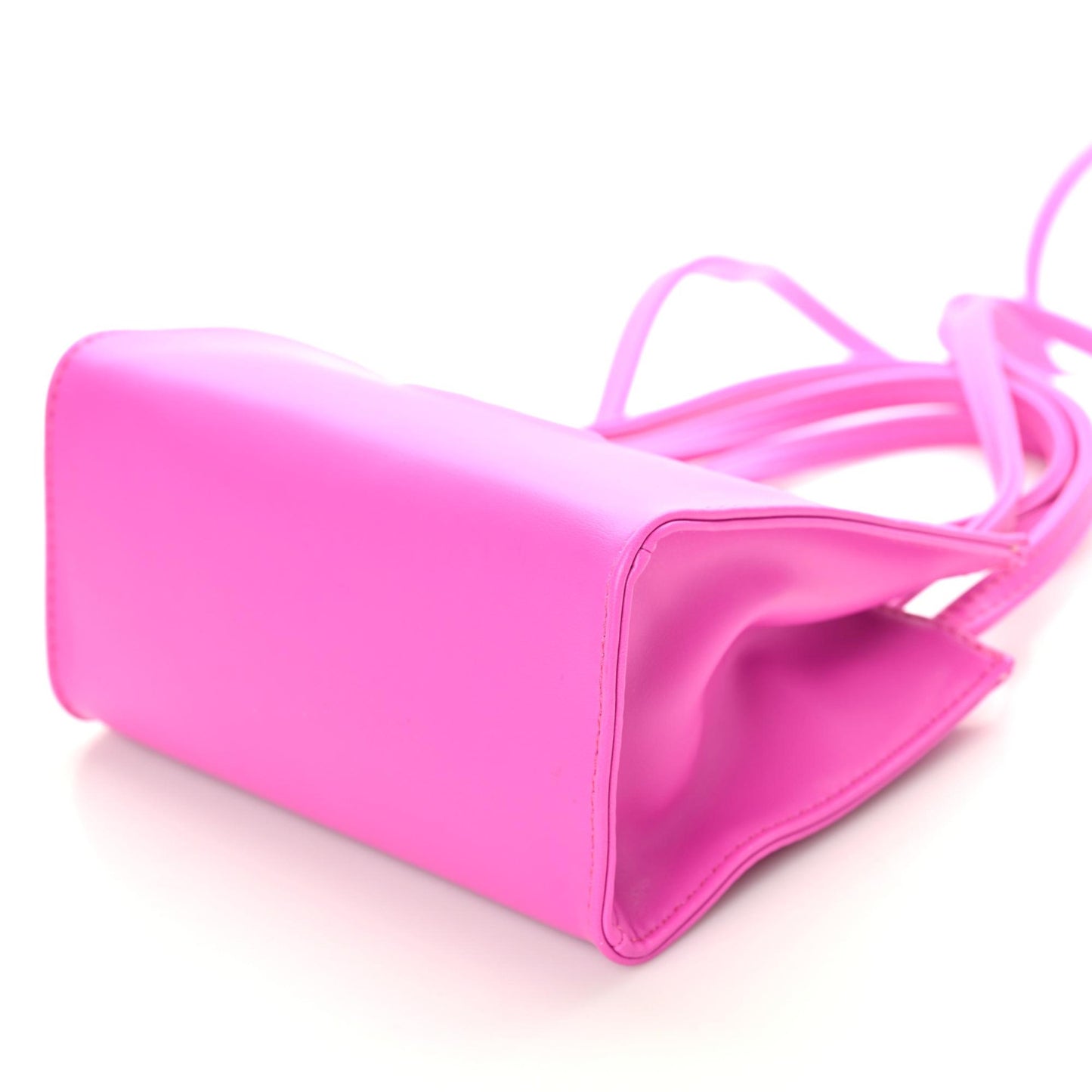 Vegan Leather Small Shopping Bag Azalea