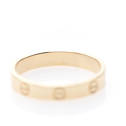 Cartier 18K Yellow Gold 3.5mm LOVE Wedding Band Ring 59 8.75 4 of 5