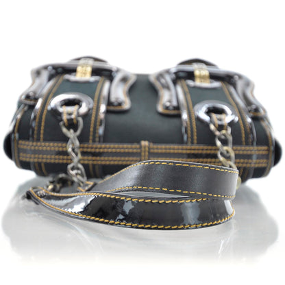 Fendi Toile Patent B Bag Black 5 of 10