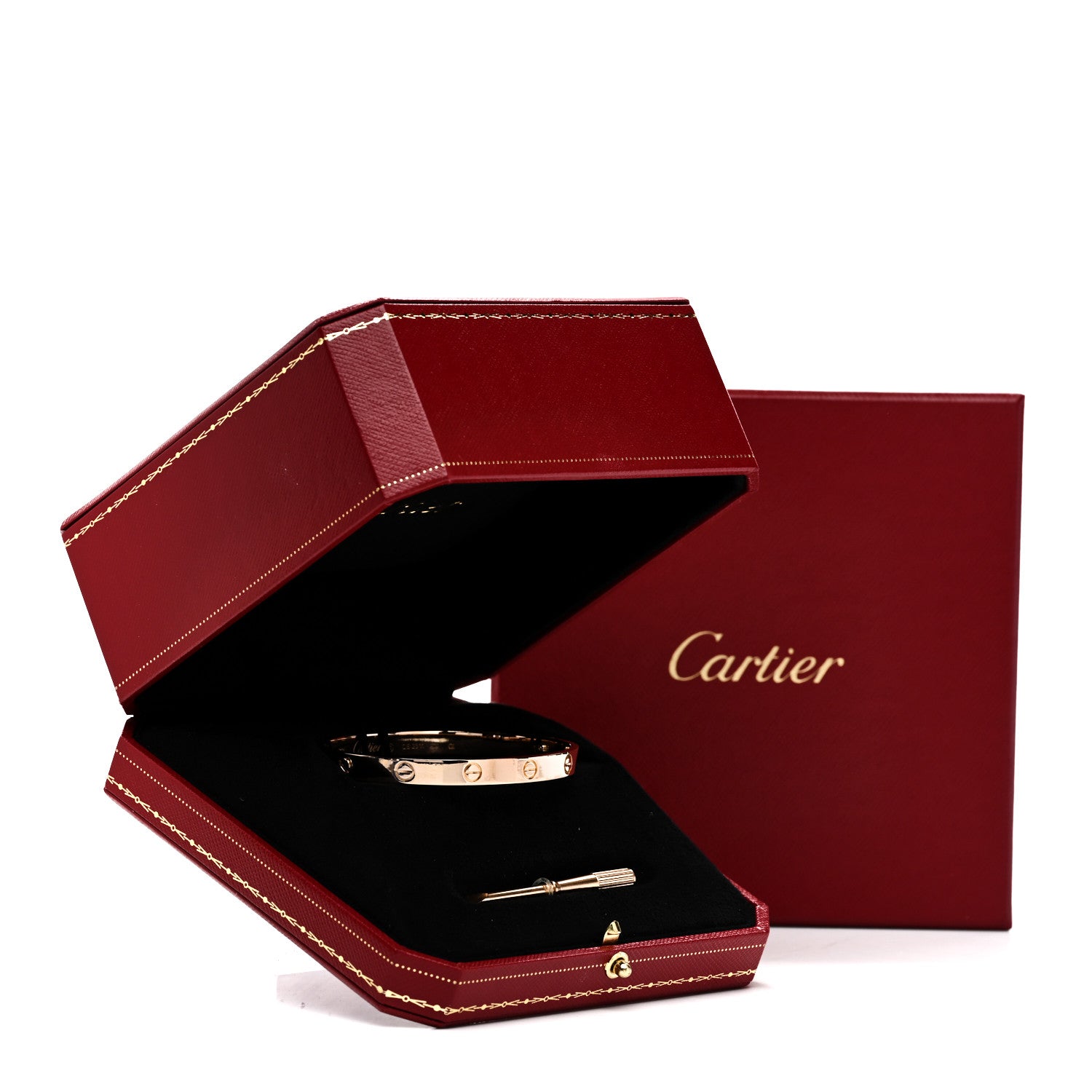 Cartier 18K Pink Gold LOVE Bracelet 18 9 of 9