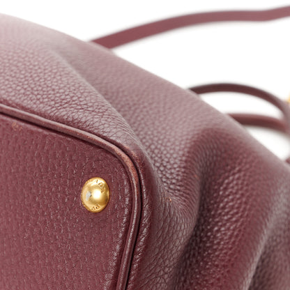 Prada Vitello Daino Tote Granato 13 of 13