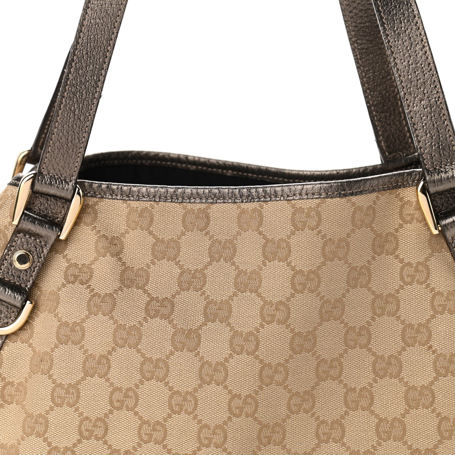 Gucci Monogram Medium Abbey Shoulder Bag Pewter 7 of 11
