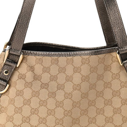 Gucci Monogram Medium Abbey Shoulder Bag Pewter 7 of 11