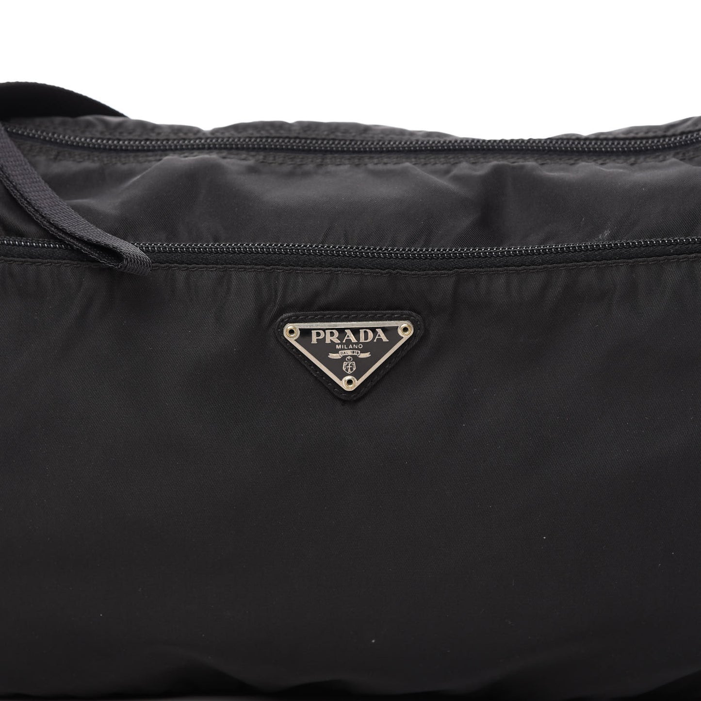 Tessuto Nylon Messenger Bag Black