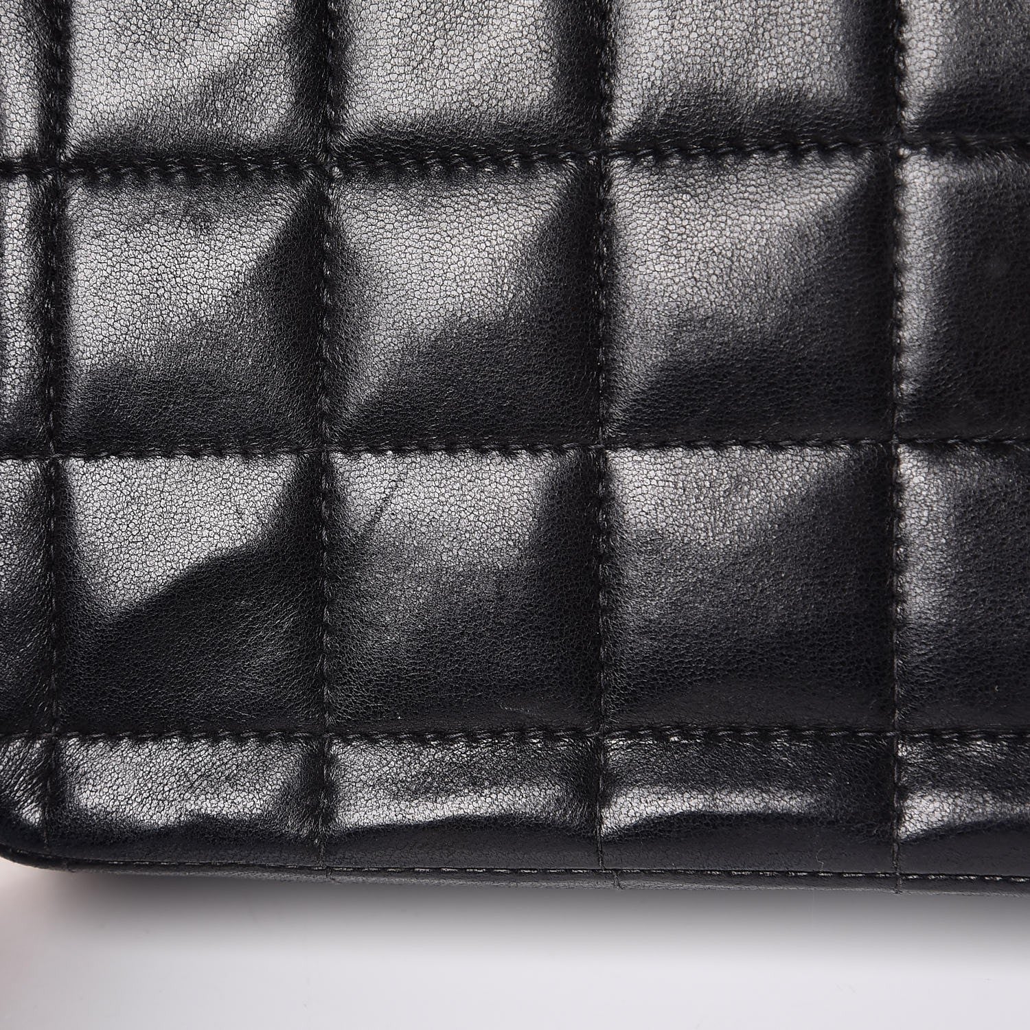Chanel Lambskin East West Chocolate Bar Flap Black 11 of 15