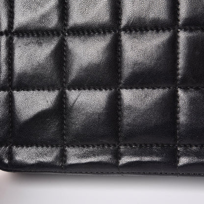 Chanel Lambskin East West Chocolate Bar Flap Black 11 of 15