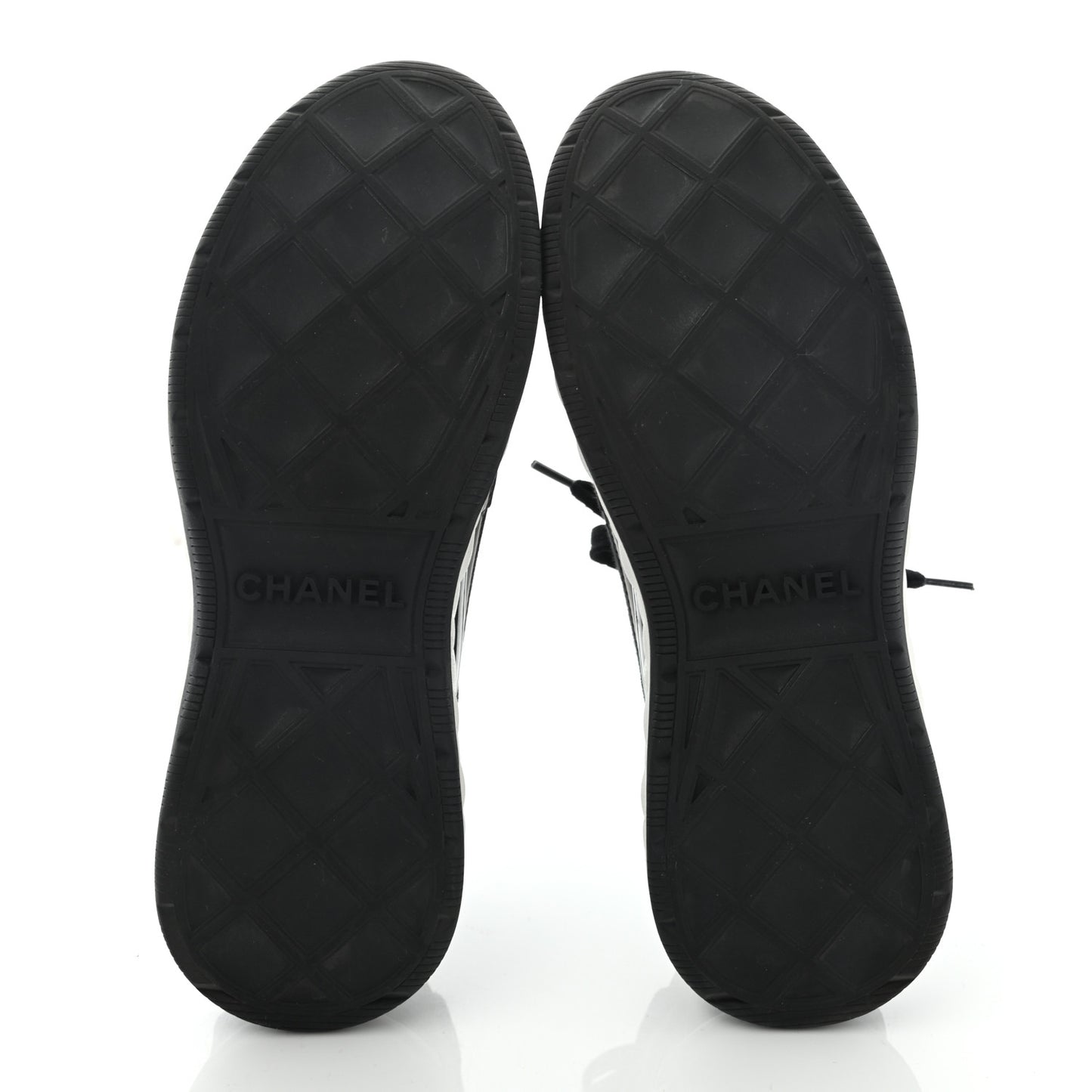 Velvet Calfskin Mixed Fibers CC Sneakers 39 Black