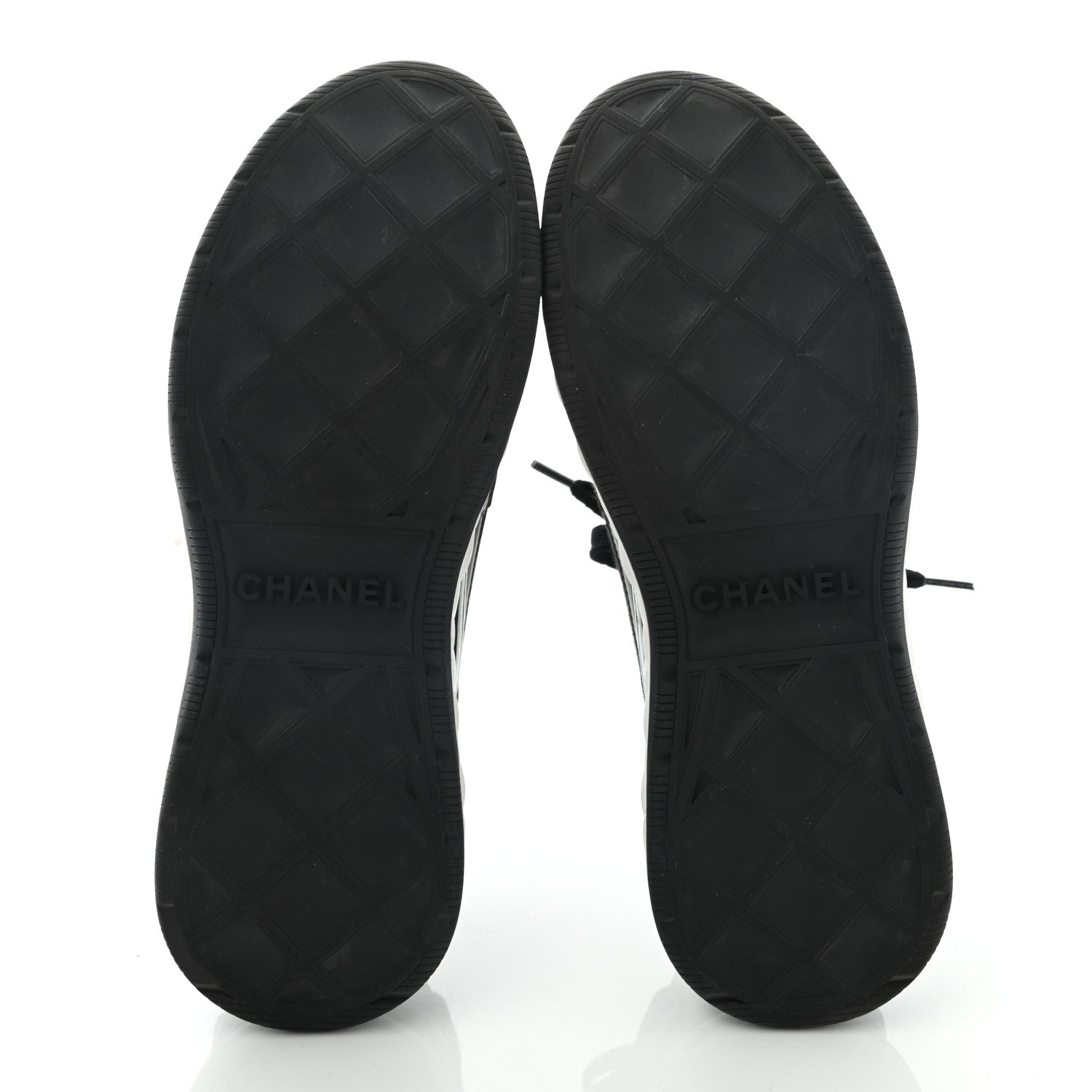 Chanel Velvet Calfskin Mixed Fibers CC Sneakers 39 Black 5 of 8