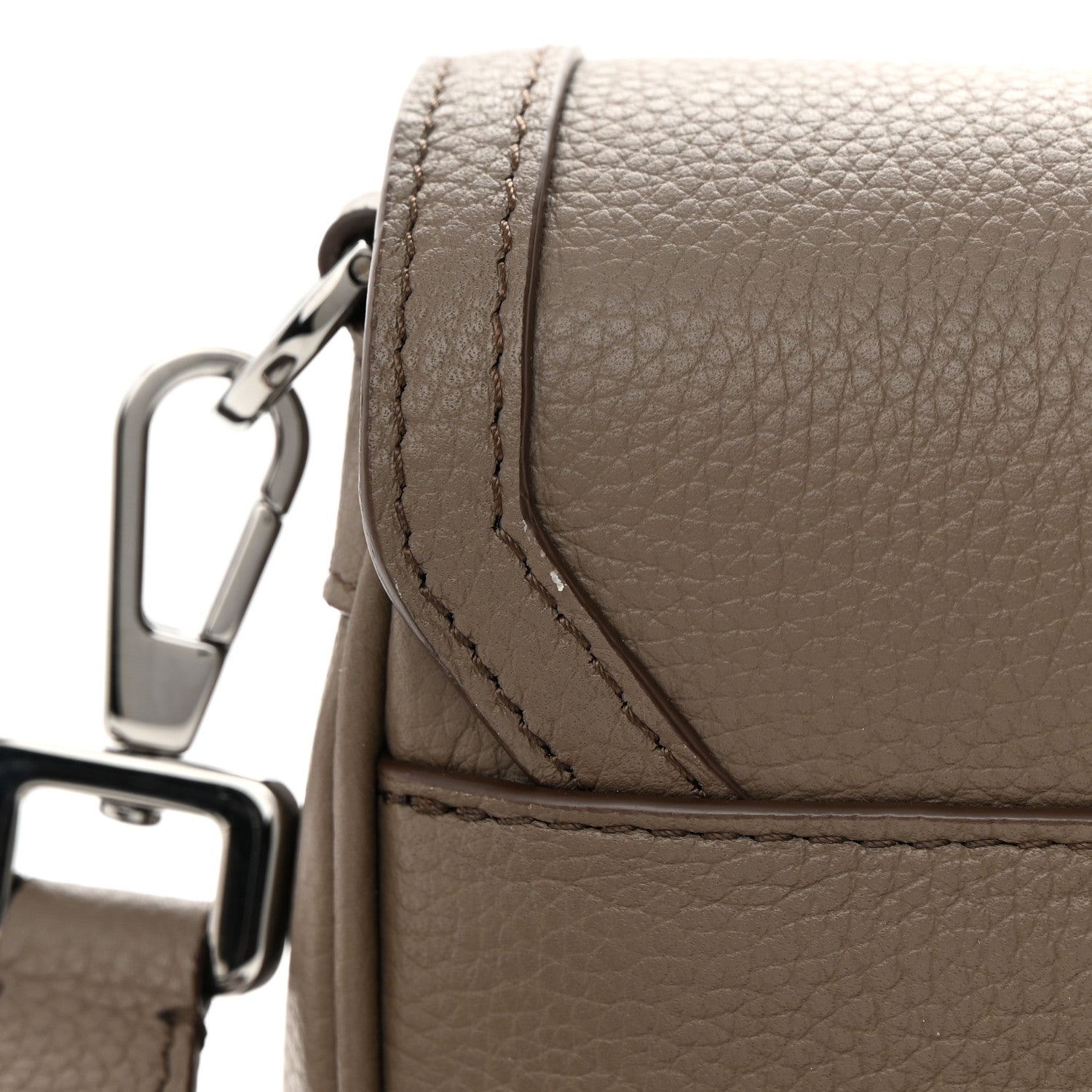 Christian Dior Grained Calfskin Mini Hit The Road Bag Brown 11 of 12