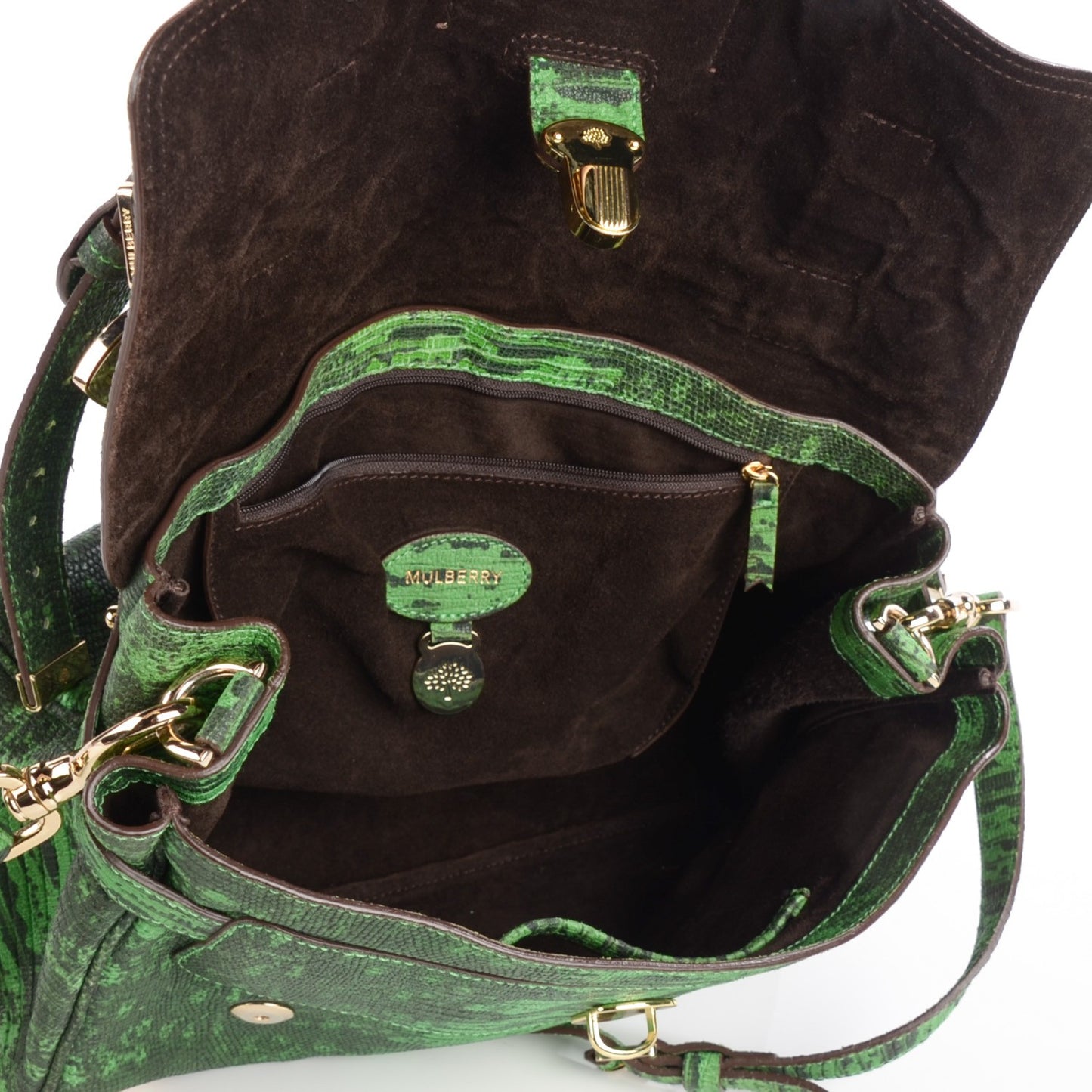 Lizard Print Travel Day Grass Green