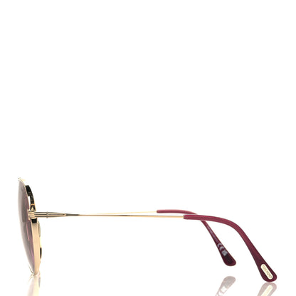 Tom Ford Metal Dashel-02 Sunglasses TF996 Shiny Pale Gold 3 of 8