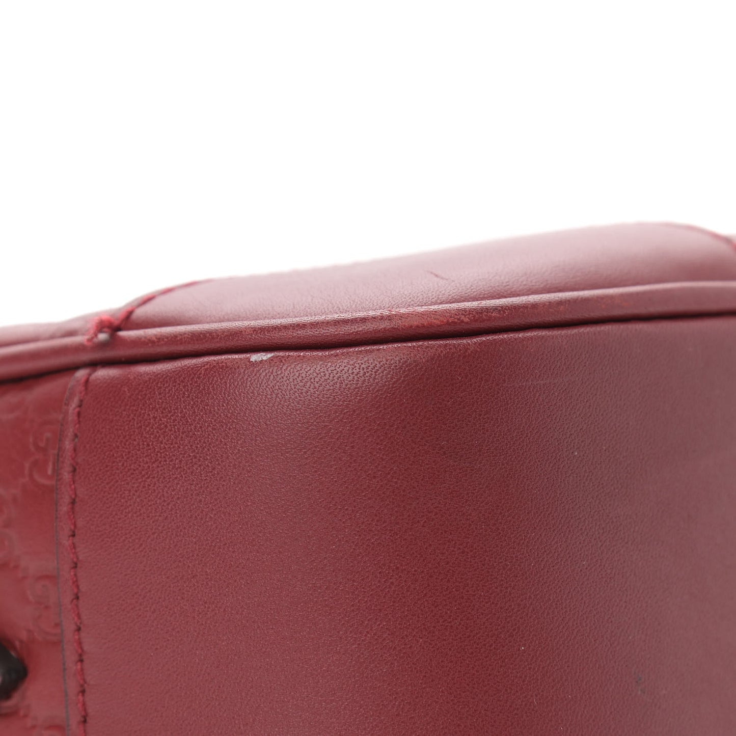 Microguccissima Mini Bree Messenger Bag Red