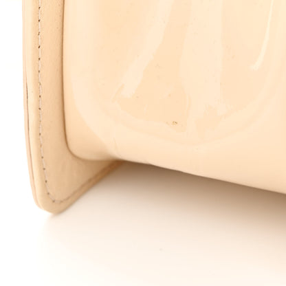 Chanel Patent Calfskin Quilted Medium Plexiglass Boy Flap Beige 16 of 18