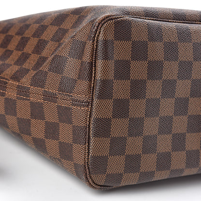 Louis Vuitton Damier Ebene Neo Neverfull MM Rose Ballerine 5 of 12