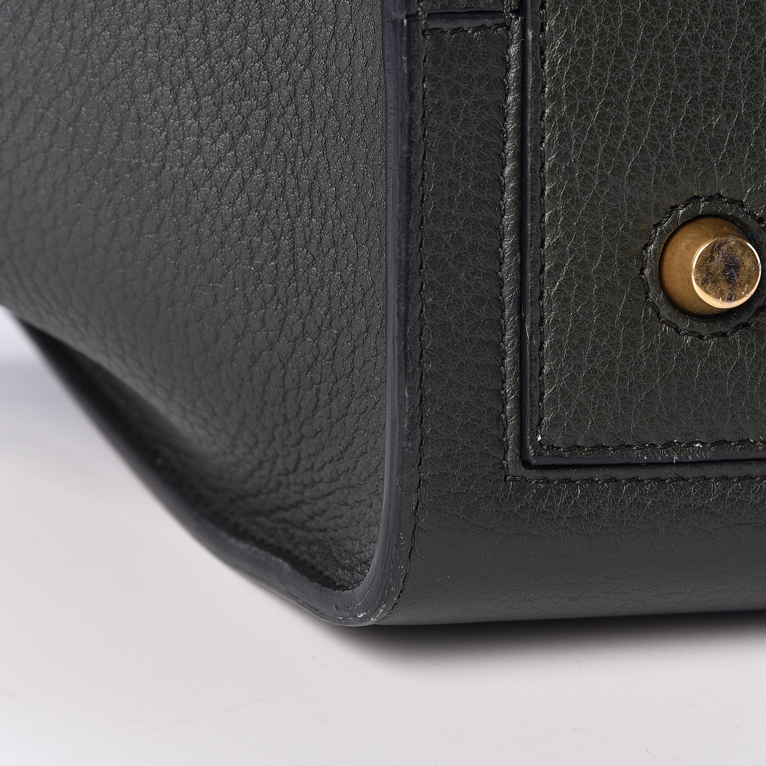 Celine Grained Calfskin Small Tie Knot Tote Anthracite 8 of 10