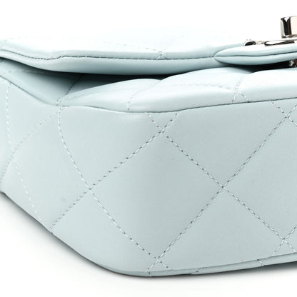 Chanel Lambskin Quilted Mini My Perfect Flap Light Blue 9 of 11