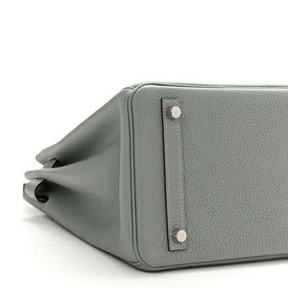 Hermes Togo Birkin 30 Gris Mouette 9 of 11
