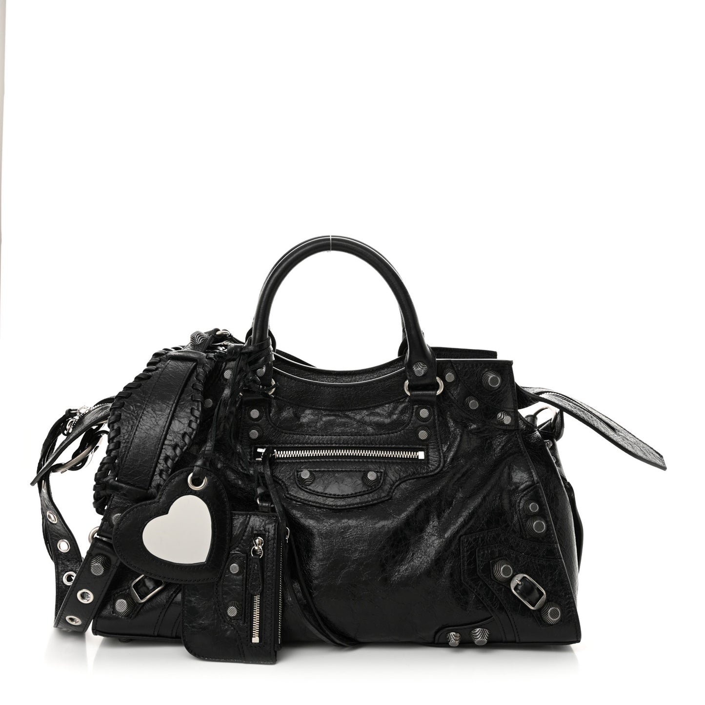 Agneau Arena Neo Cagole City Handbag Black
